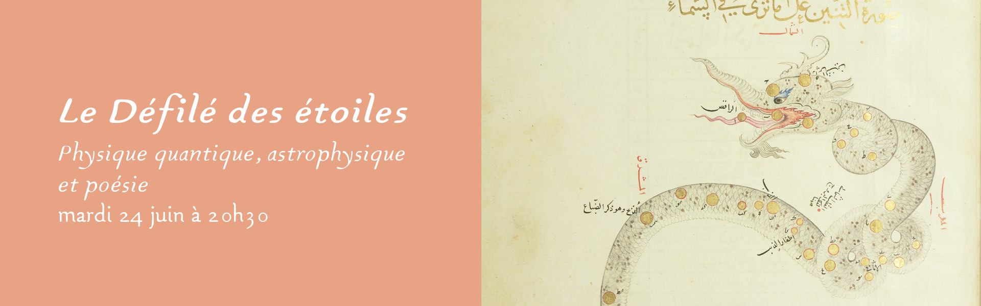Le défilé des étoiles - Physique quantique astrophysique et poésie - 24 juin